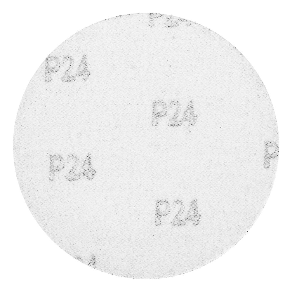 Круг абразивный на ворсовой подложке под липучку, P 24, 125 мм, 10 шт Matrix (73830)