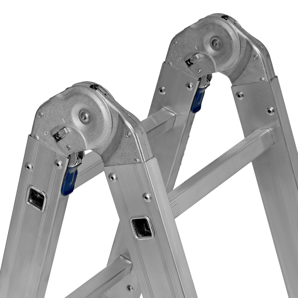 Лестница шарнирная алюминиевая, 4 х 3 ступени, Сибртех (97881)