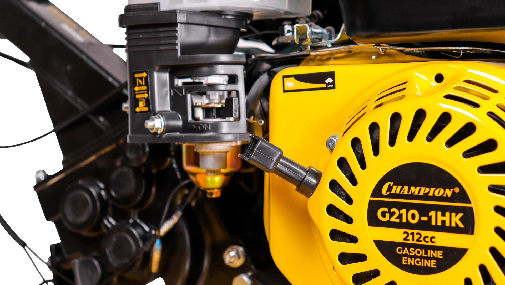 Мотоблок Champion ВC8723 (7лс 2F/1R 80см 30см 3,6л 75кг, колеса 4/8 шкив) (BC8723)