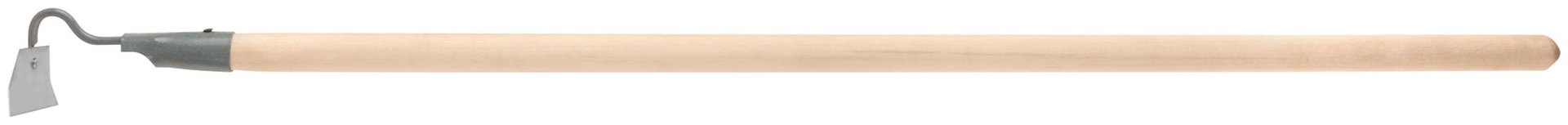 Мотыга прямая 150х50 мм, нержавеющая сталь, с деревянным черенком (76926)