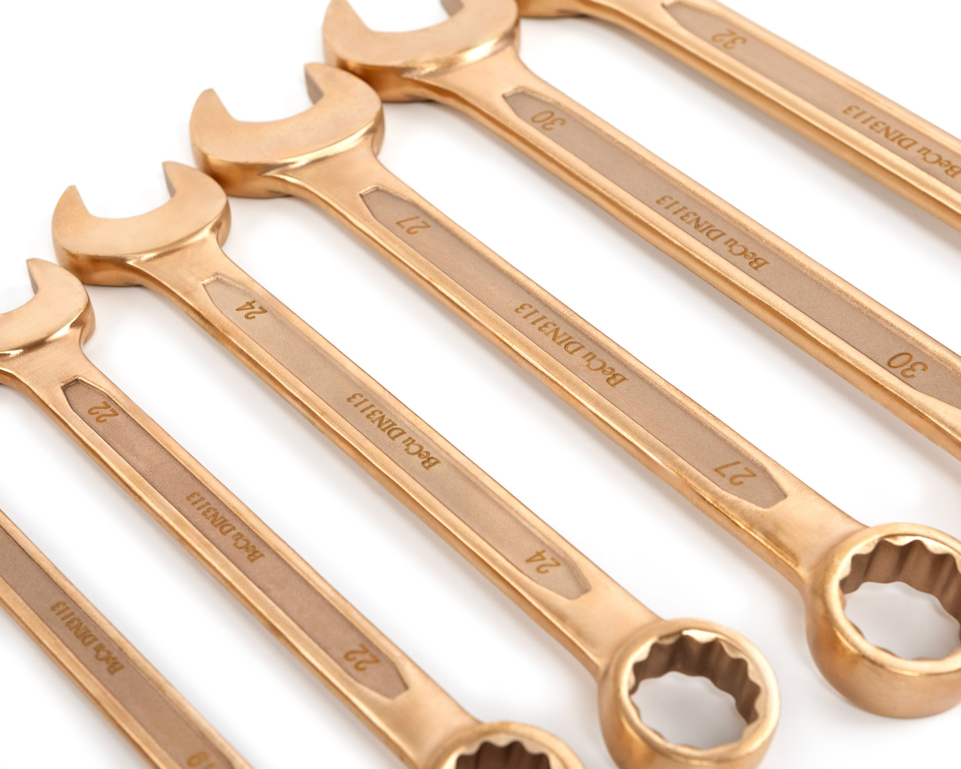 Набор ключей гаечных комбинированных искробезопасных (8-32) BeCu № B-11, HORTZ