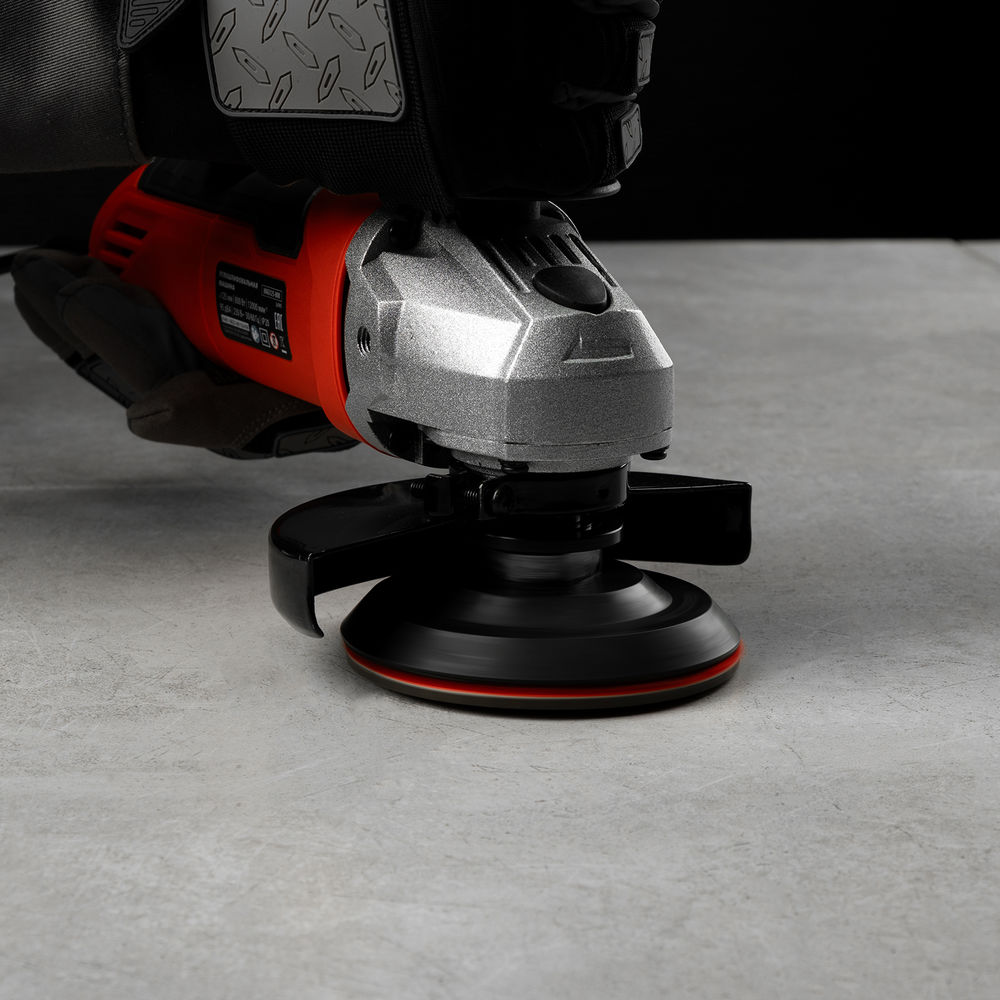 Насадка резиновая для АГШК с липучкой, 100 мм, посадка M14 Matrix (76227)