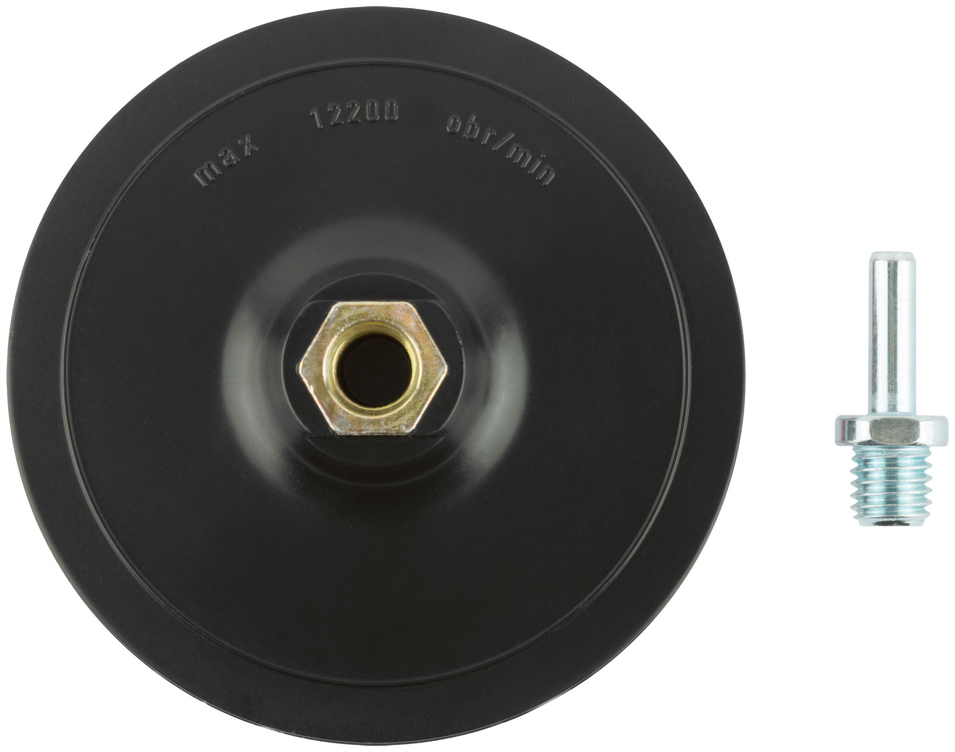 Насадка с липучкой для дрели и УШМ Cutop Profi, 125 мм твердая (85-574)