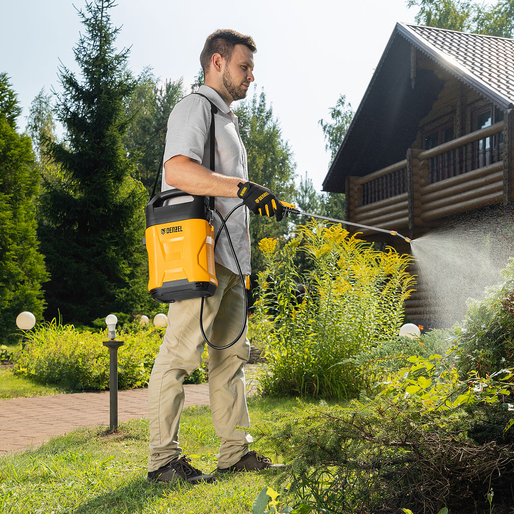 Опрыскиватель аккумуляторный D-5LI, 5 л, Li-Ion акк., 12 В, 2 Ач Denzel (64790)