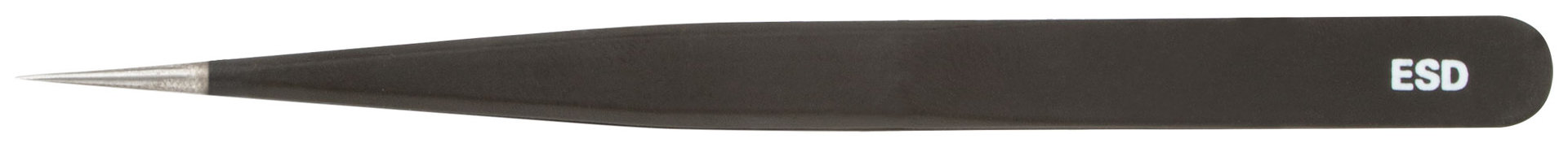 Пинцет прецизионный, антистатический, нержав.сталь, пластик.покрытие, Профи тип C (135 х 9 х 2 мм) (67473)