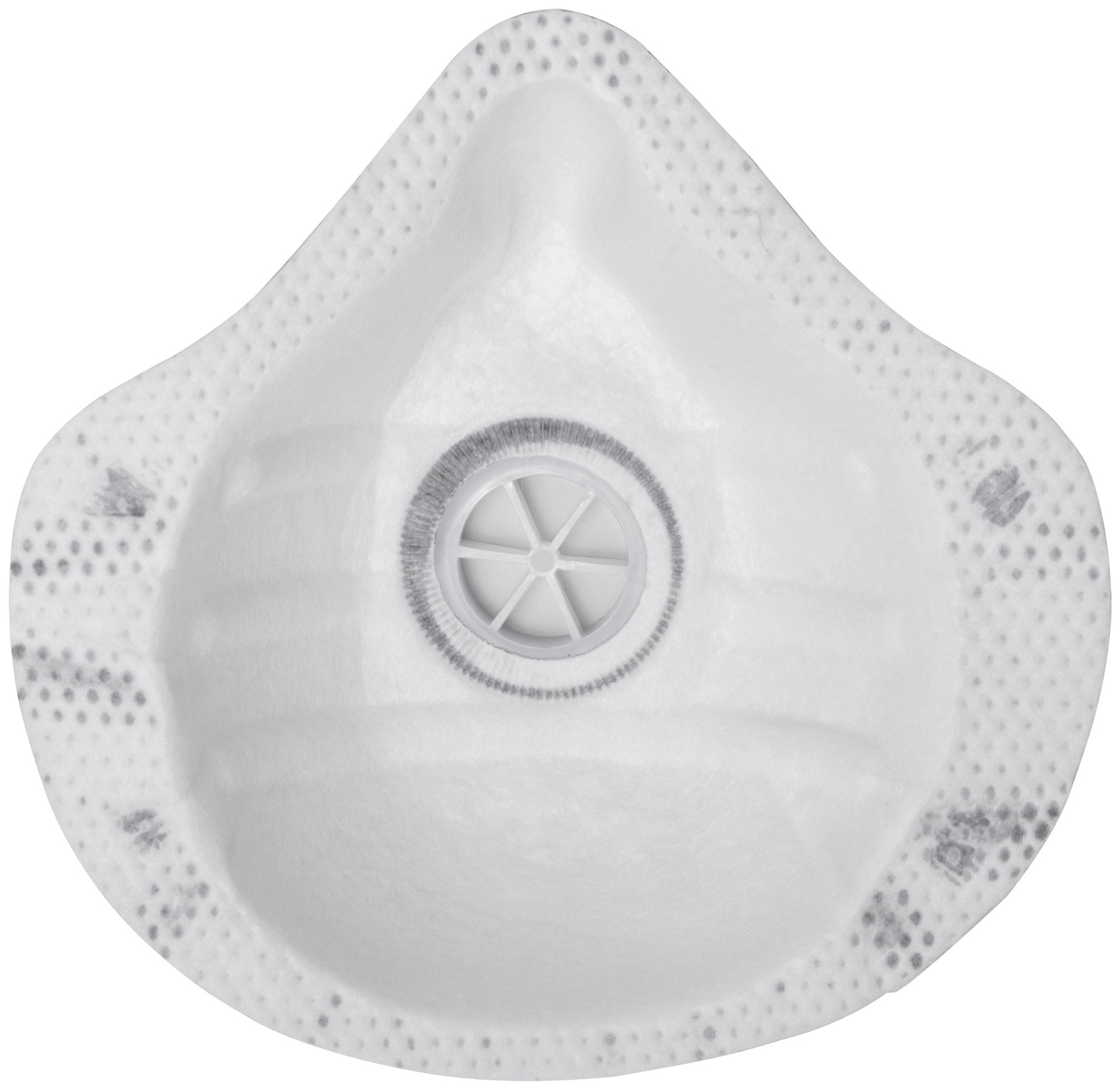 Полумаска фильтрующая, FFP1, формованная, 4-х слойная, угольный фильтр, с клапаном (12306)