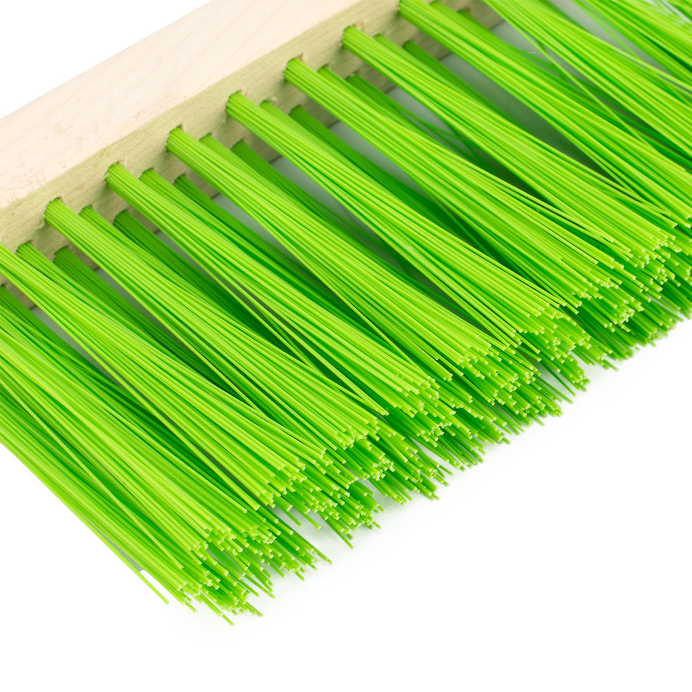 Щетка-сметка 3-рядная, 280 мм, деревянная ручка// Сибртех