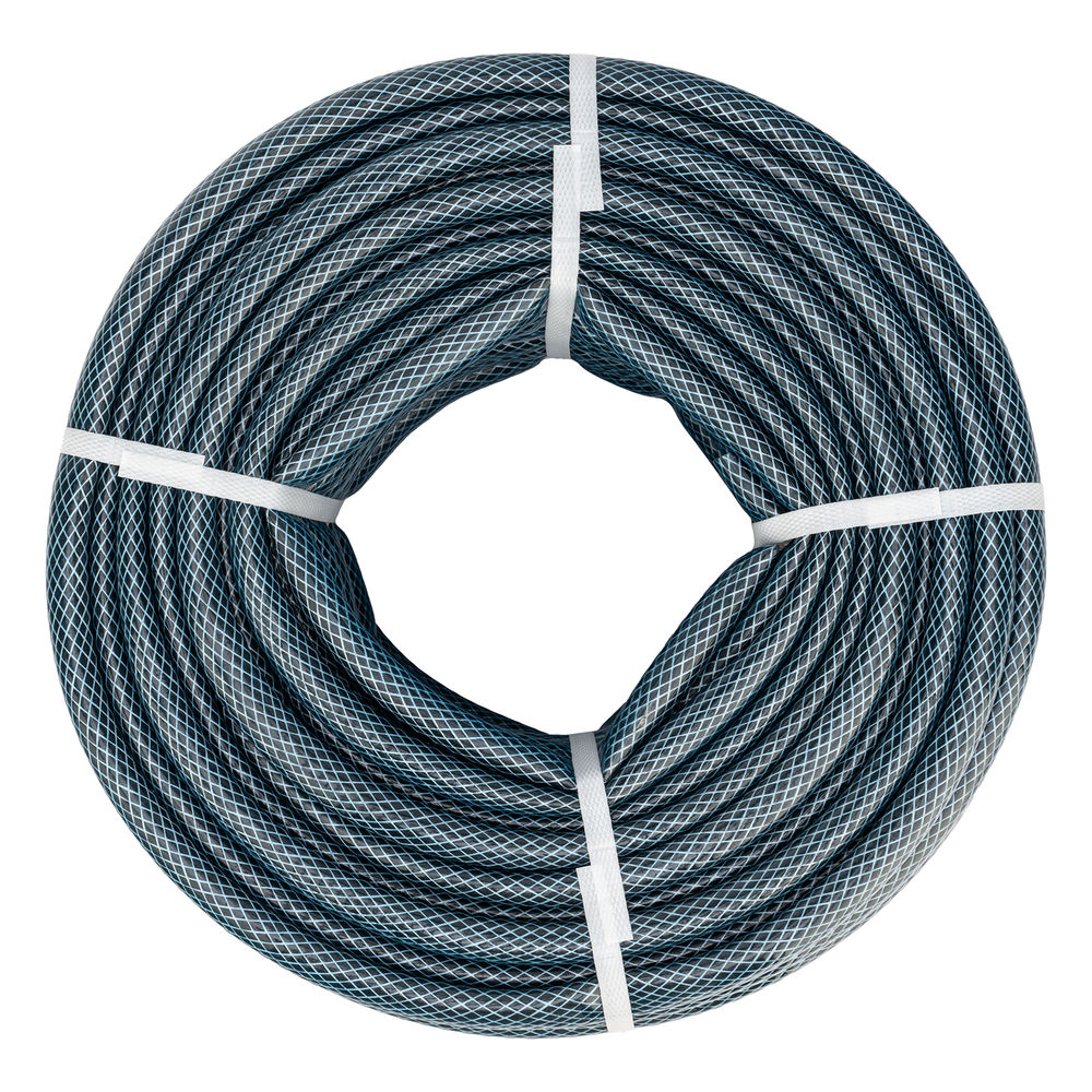 Шланг поливочный армированный ПВХ 1/2, 50 м, урожайный Сибртех (675422)