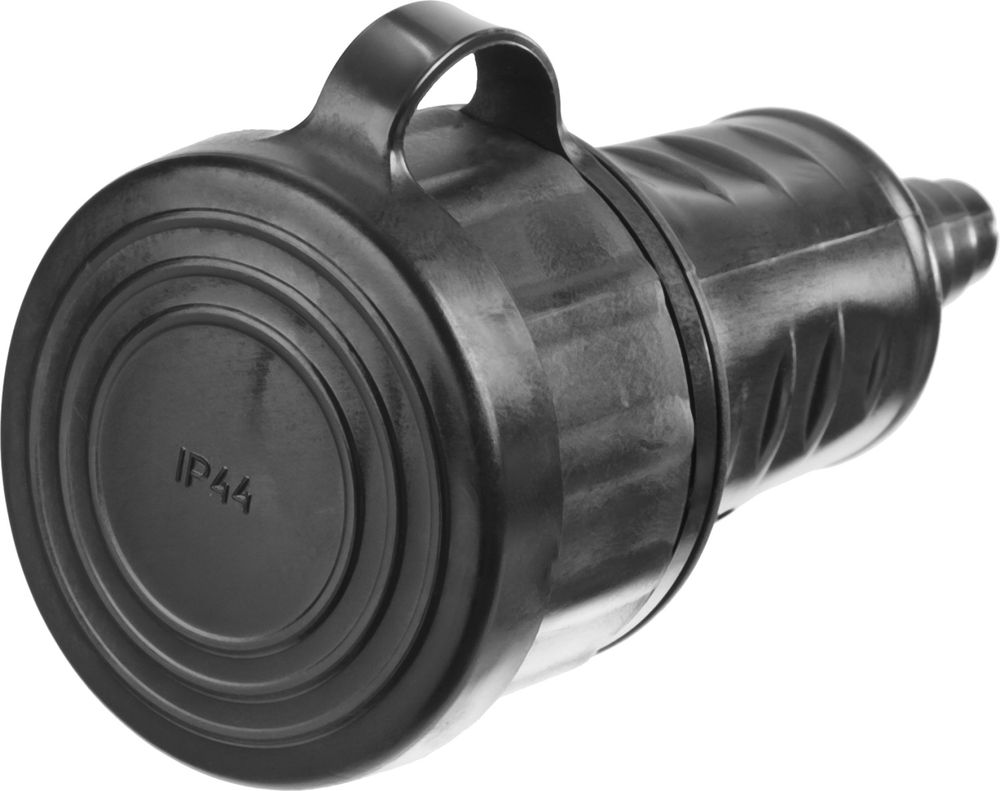 Розетка с крышкой 16А/220 В, IP44 СИБИН 55186-B