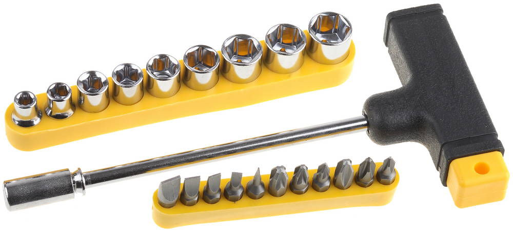 Отвертка Т-образная с насадками 22 предм. STANDART-22 STAYER 2540-H20