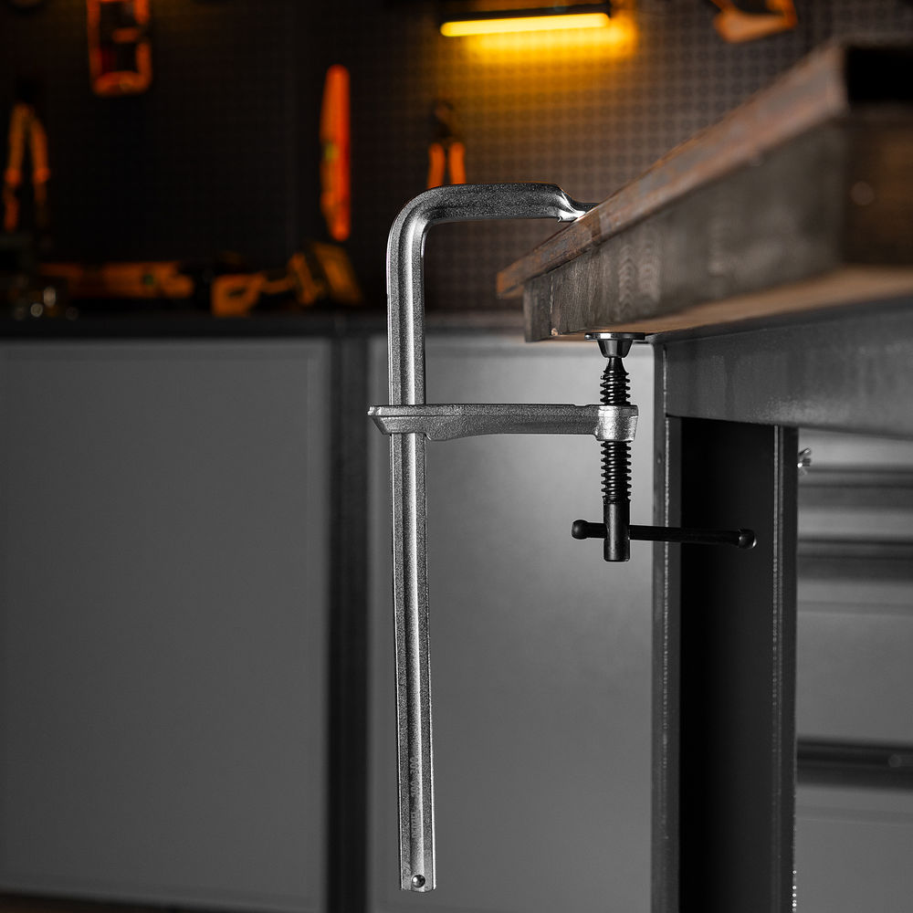 Струбцина F-образная, 120x300мм, кованая Denzel (20477)