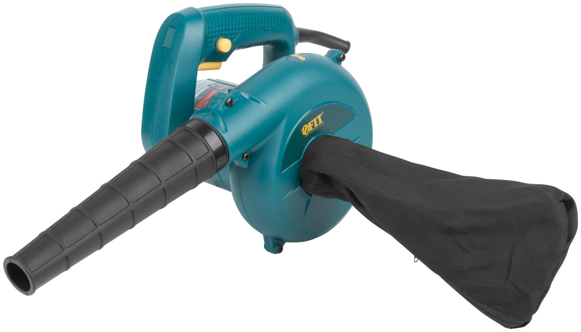 Воздуходувка-пылесос 400 Вт; 14000 об/мин; 3000 л/мин; 1,25 кг; БС щеток; коробка (80891)