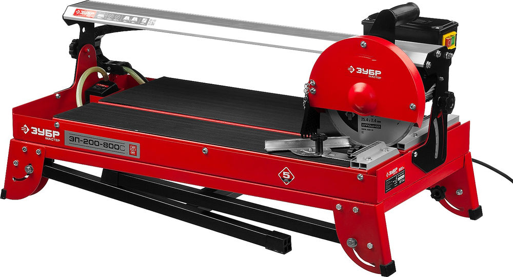 Плиткорез электрический 620 мм, d 200 мм, 800 Вт ЗУБР ЭП-200-800С