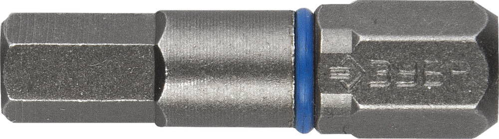 Биты торсионные Hex 5, 25 мм, 2 шт ЗУБР 26017-5-25-2
