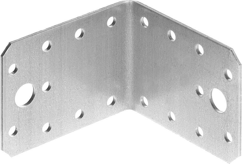 Крепежный уголок УК-2.0 55 x 70 x 70 x 2 мм, цинк ЗУБР 310126-55-070