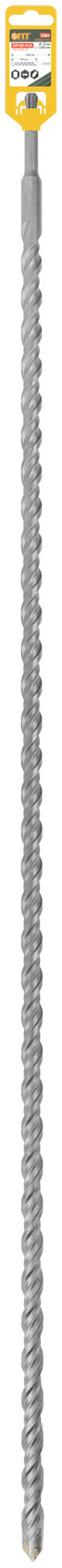 Бур по бетону SDS PLUS, Профи, W-образная вставка, двойная спираль, 18 х 1000 мм (32864)