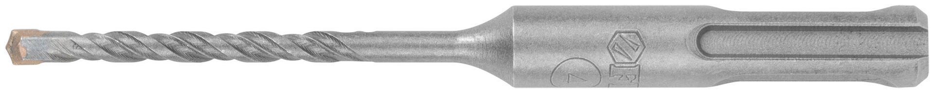 Бур по бетону SDS PLUS, Профи, W-образная вставка, двойная спираль, 4 х 110 мм (32801)