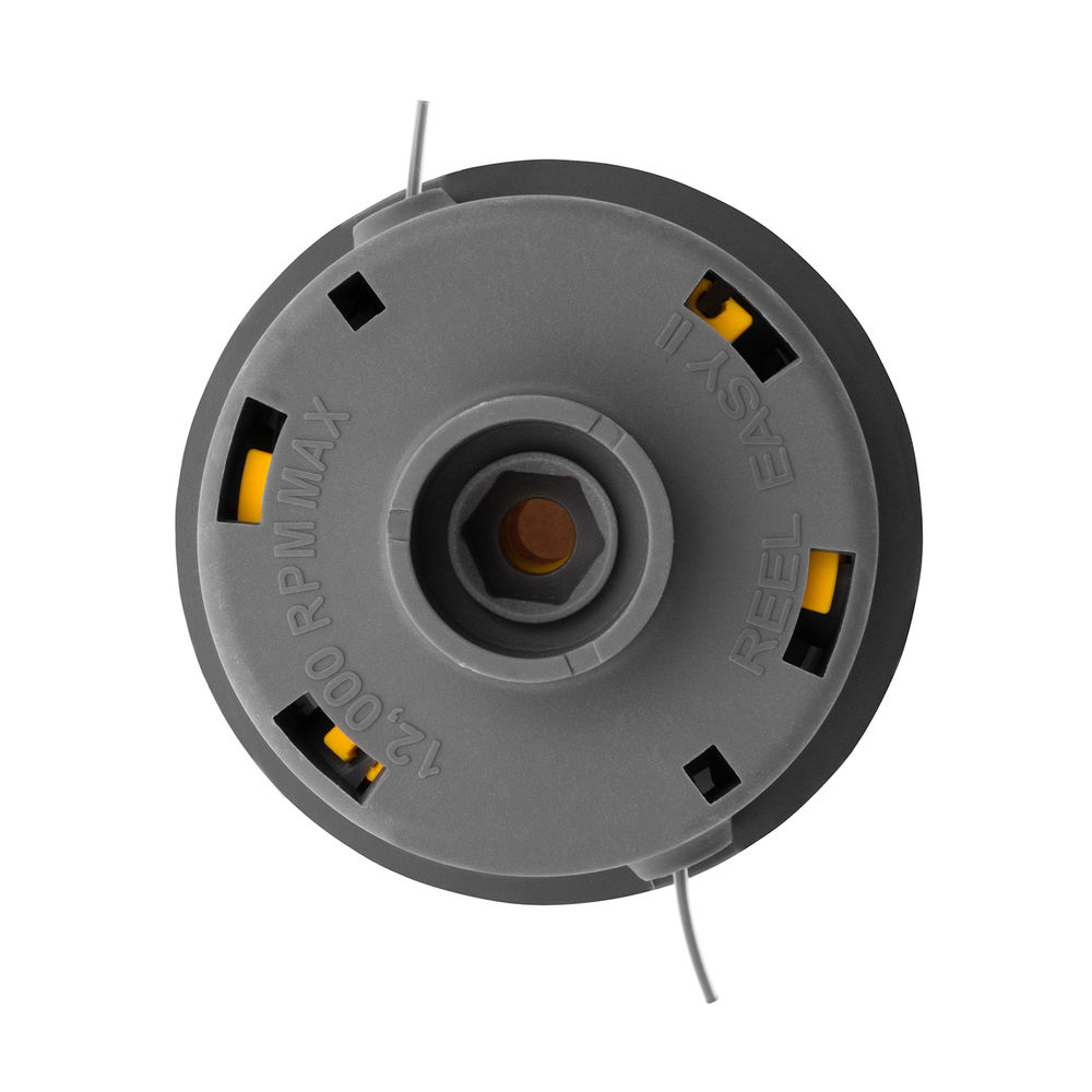 Катушка триммерная полуавтомат, быстрая заправка, шестигранник HEX х 15/6, болт 5/16 левый, М8 левый Denzel (96364)