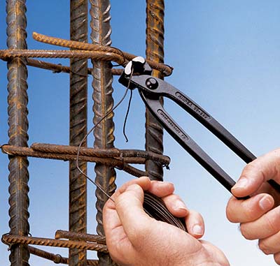 Клещи вязальные для арматурной сетки, 300 мм, фосфатированные (KN-9900300)