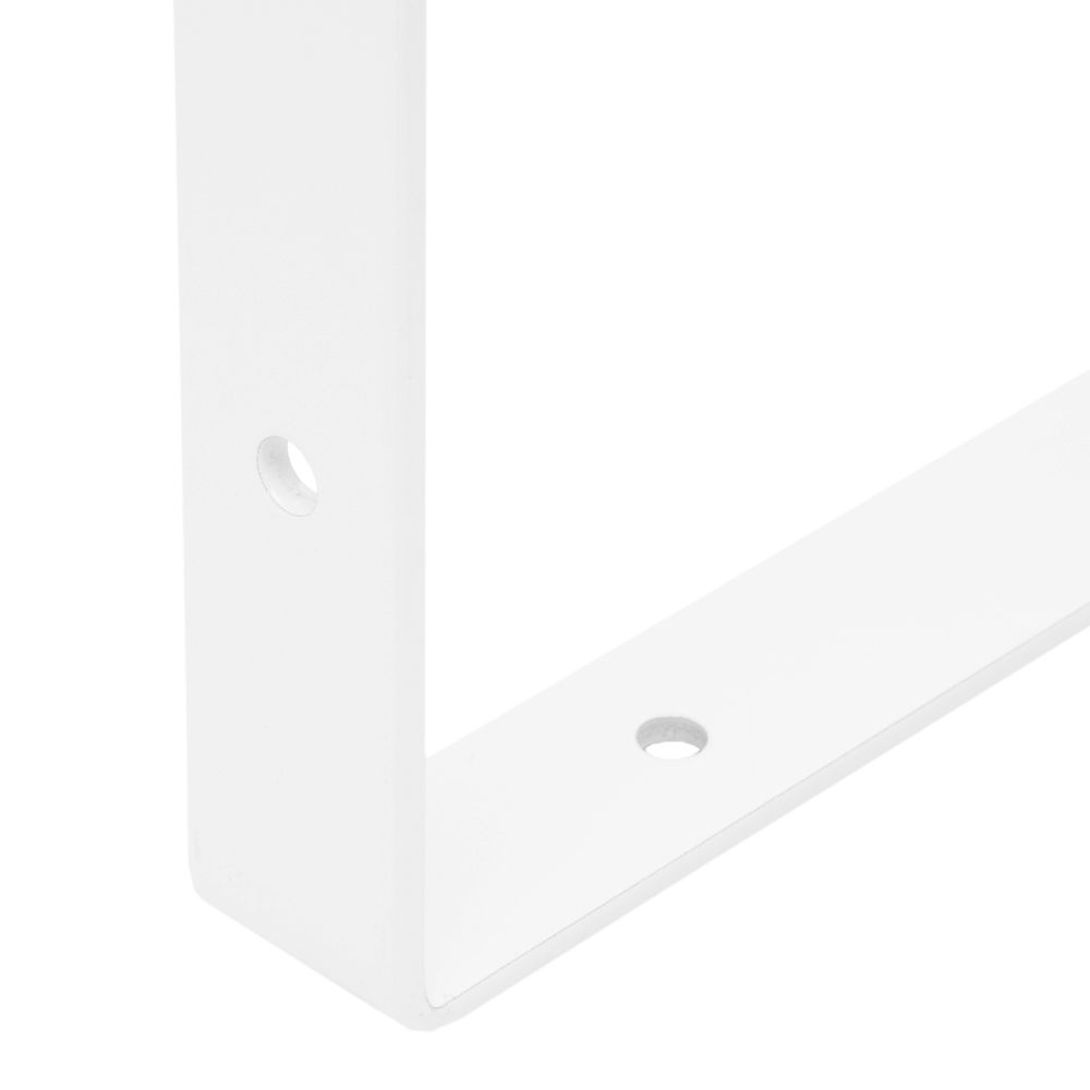 Кронштейн усиленный, 500 х 350 х 30 х 4 мм, белый Сибртех (94048)