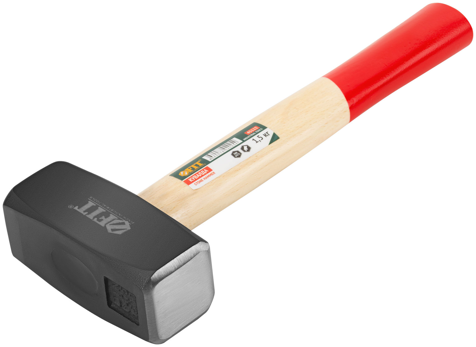 Кувалда кованая, деревянная ручка Профи 1,5 кг