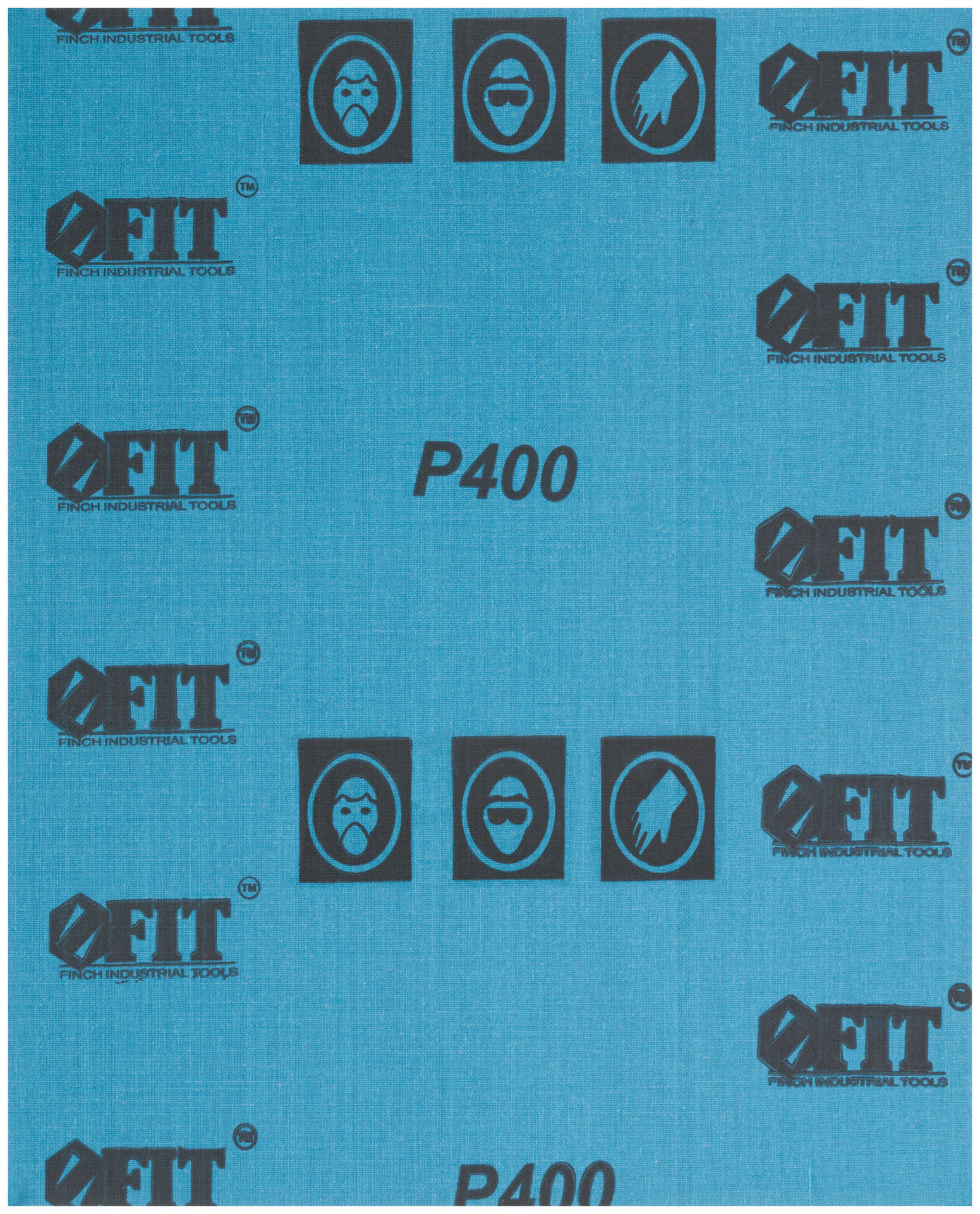 Листы шлифовальные водостойкие на тканевой основе, алюминий-оксидные, Профи 230х280 мм, 10 шт. Р 400 (38201)