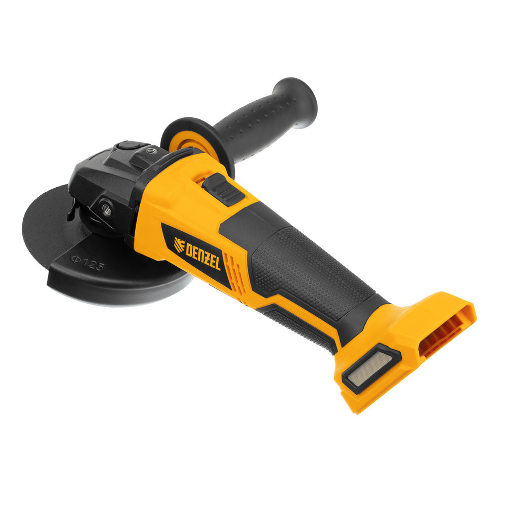 Машина углошлифовальная аккумуляторная бесщет. BLG-IB-18-125-0, Li-ion, 18 В Denzel (27004)