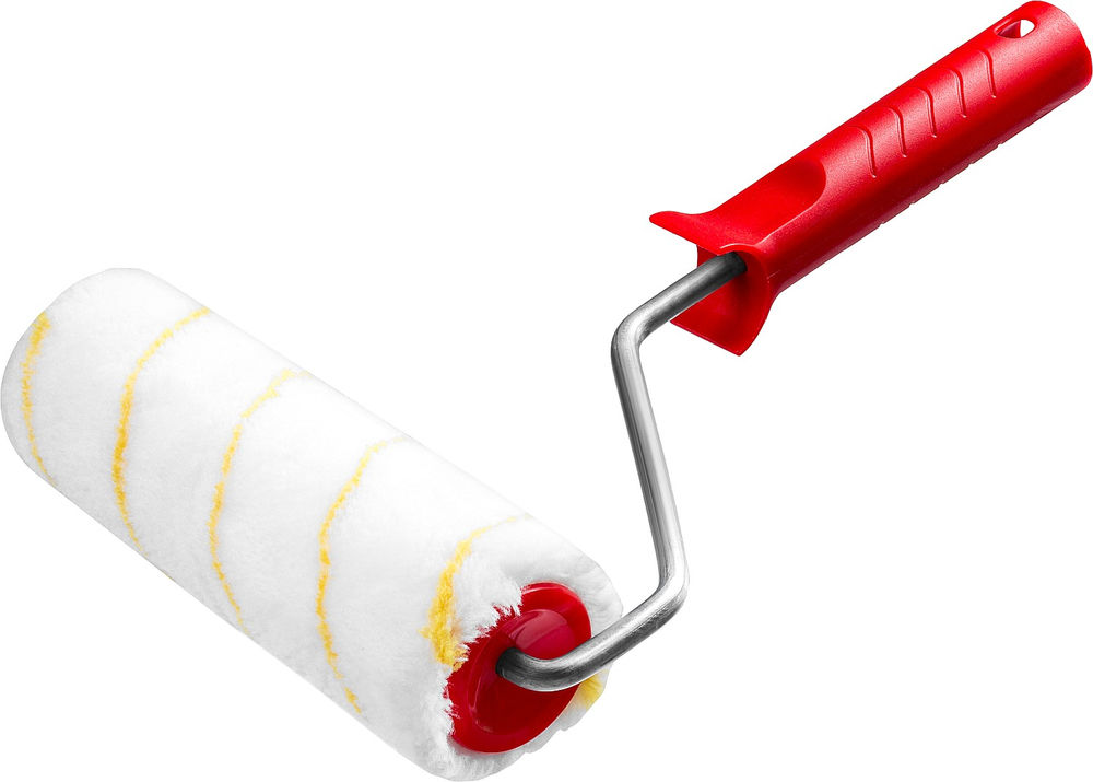 Малярный валик POLYTEX PRO, 48 х 180 мм, бюгель 8 мм, ворс 12 мм, полиакрил/полиэстер, все виды ЛКМ MIRAX 03816-18