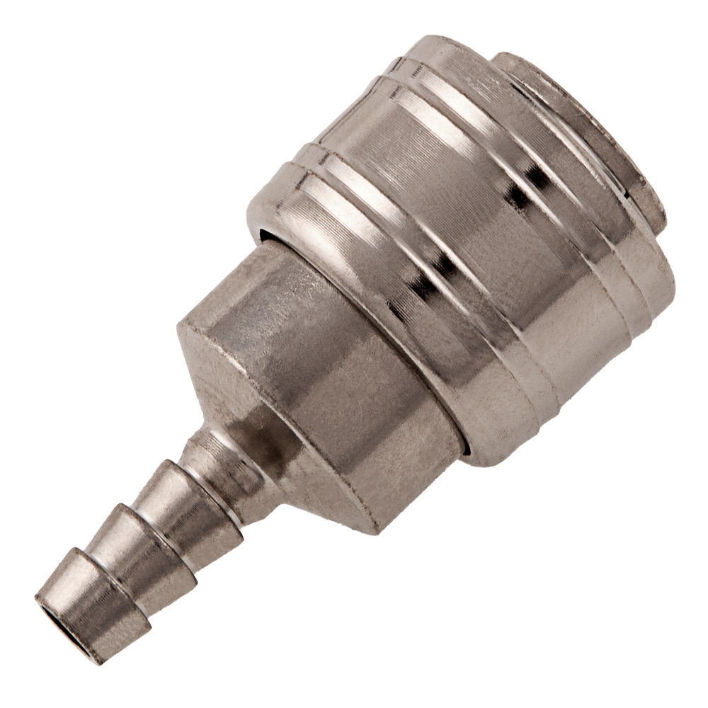 Муфта универсальная быстросъемная (мама) 3/8, со штуцером елка под шланг 8 мм, 2 шт, Stels (57058)