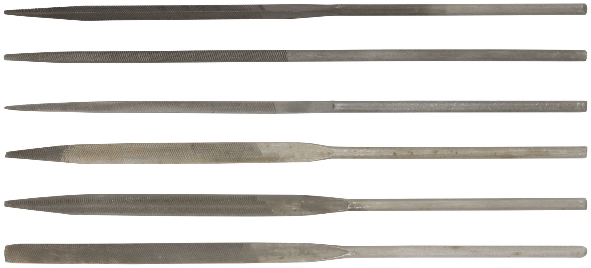 Надфили, 6 шт., 3х140/65 мм ( в ПВХ конверте ) (42154)