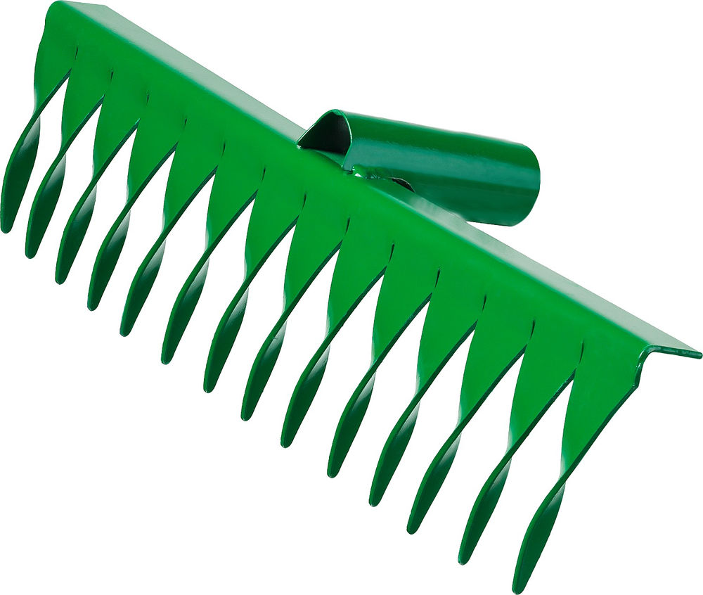 Грабли РОСТОК 364 x 72 мм, 14 витых зубцов, сталь, покрытие краска, без черенка 39600-14_z01