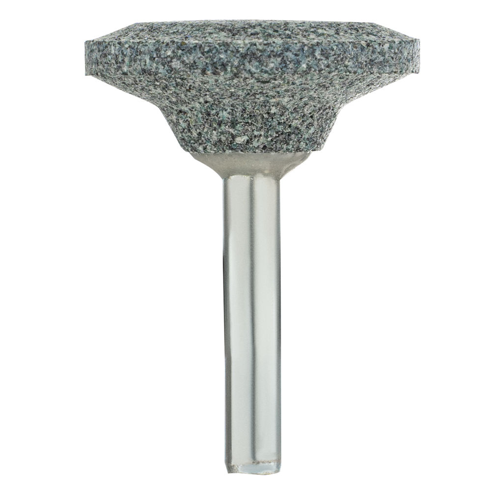 Шарошка абразивная, диск, 32 x 12 мм, для дрели, хвостовик d6 мм, 63С Denzel (76024)