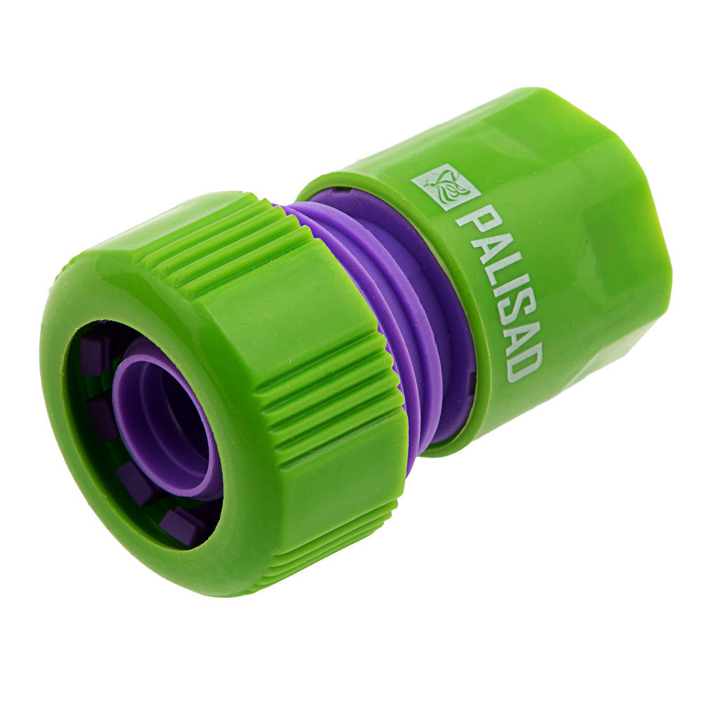 Соединитель пластмассовый, быстросъемный для шланга 3/4 Palisad (66160)