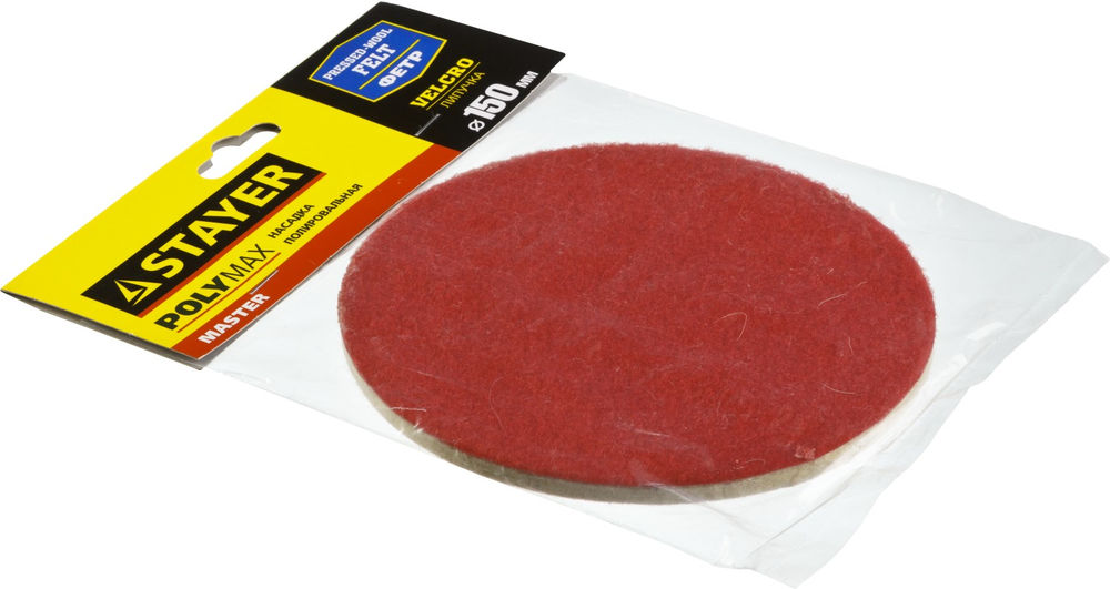 Насадка полировальная фетровая 150 мм STAYER 35930-150