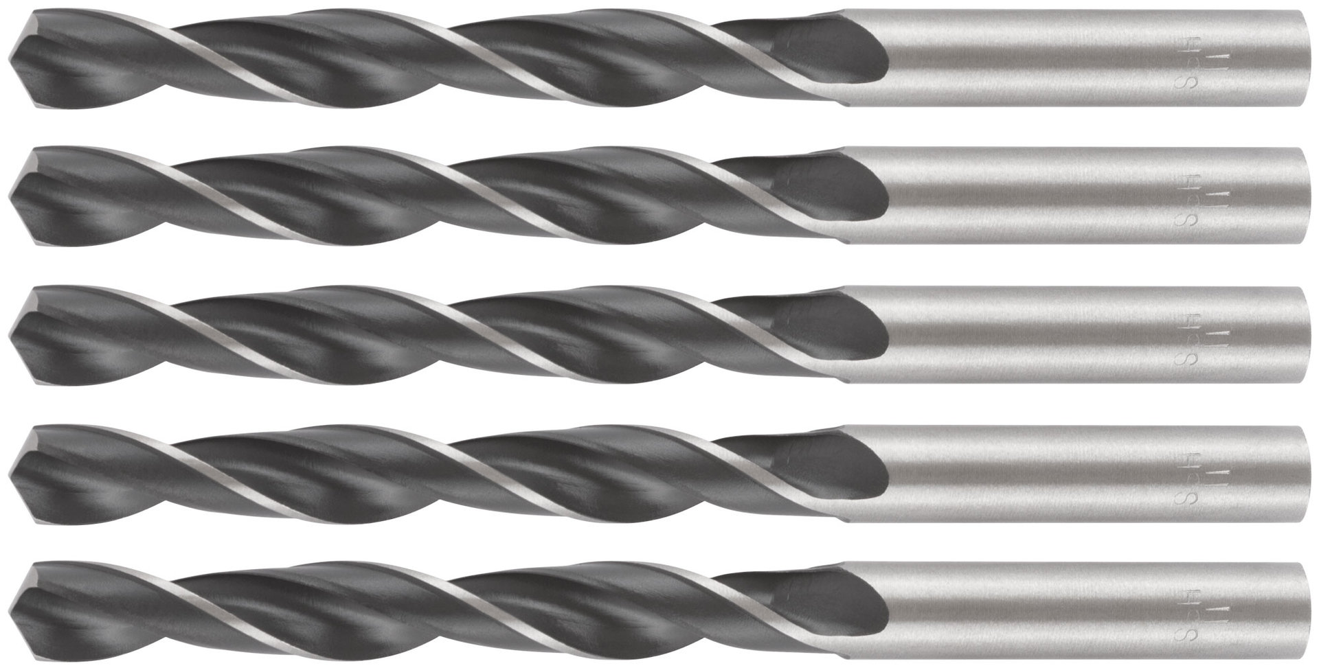 Сверла по металлу HSS черненые 11,0x142 мм (5 шт.) (33602)