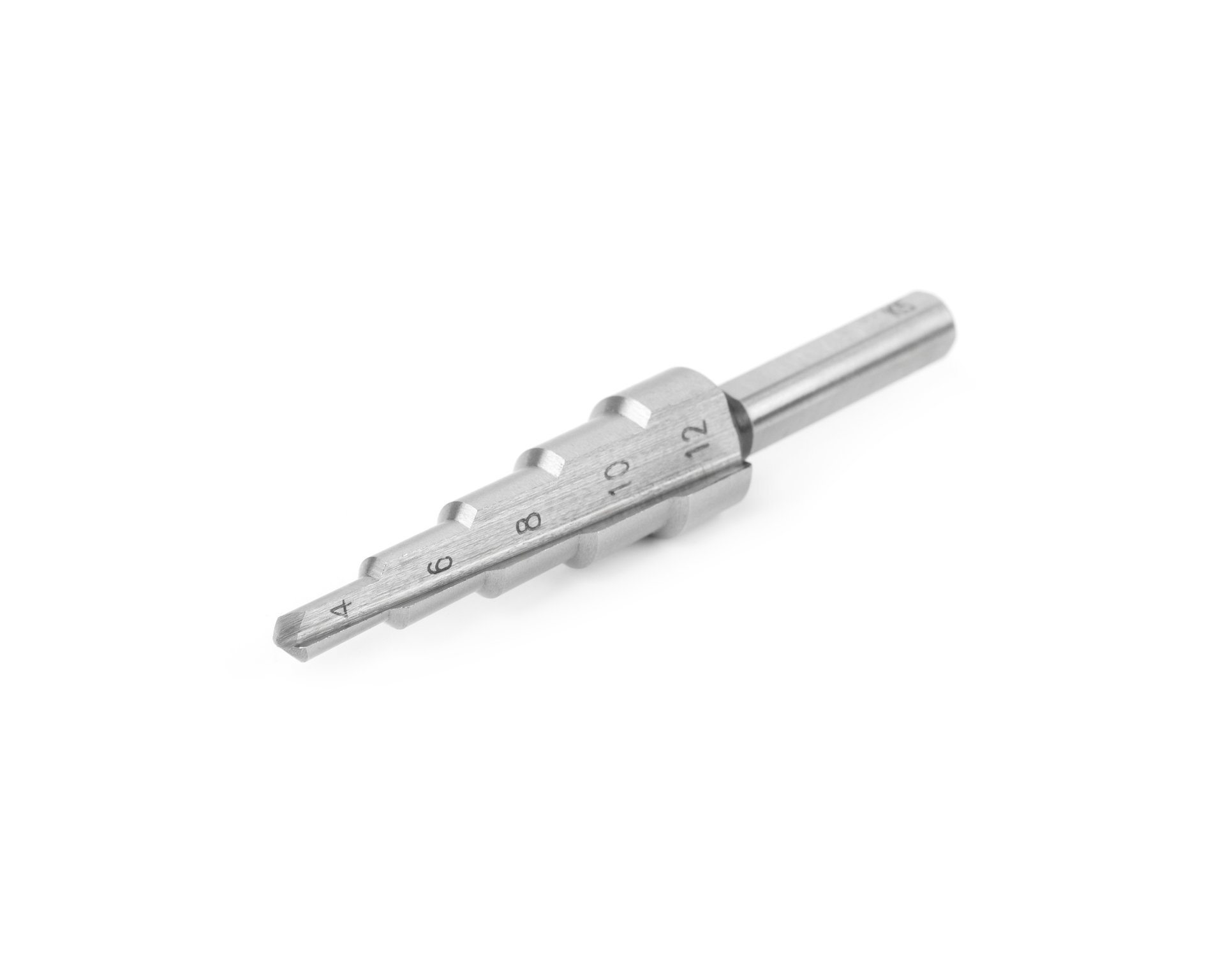 Сверло ступенчатое 4-12 ст.5 (dхв=6,3, Р6М5К5) (4;6;8;10;12) HORTZ