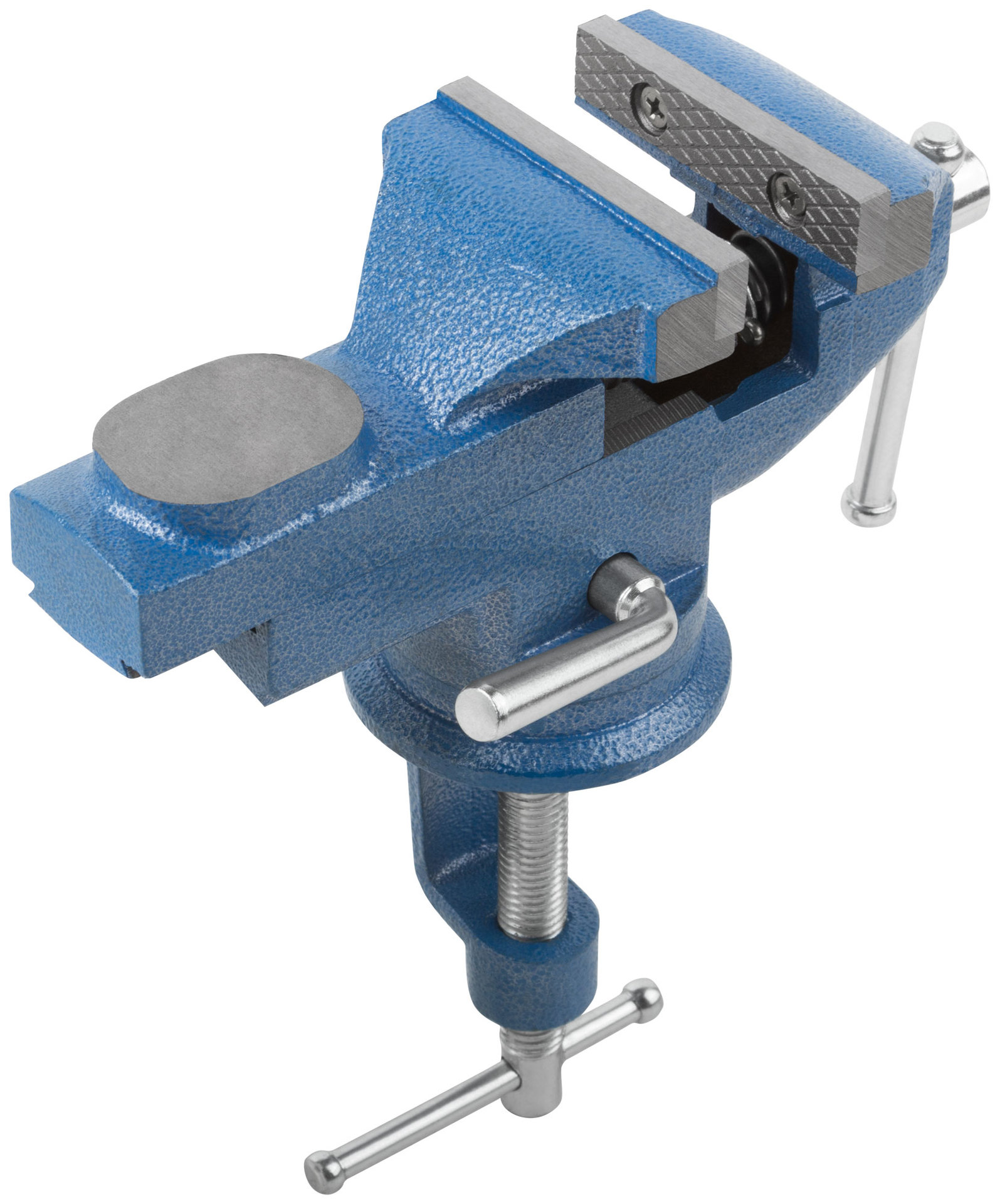 Тиски настольные поворотные усиленные 65 мм ( 1,7 кг ) (59506)