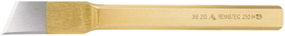 Зубило электрика шлицевое, ширина резца 33 мм, (23 x 13) x 250 мм, плоско-овальный профиль, лакировка (RE-3662501)