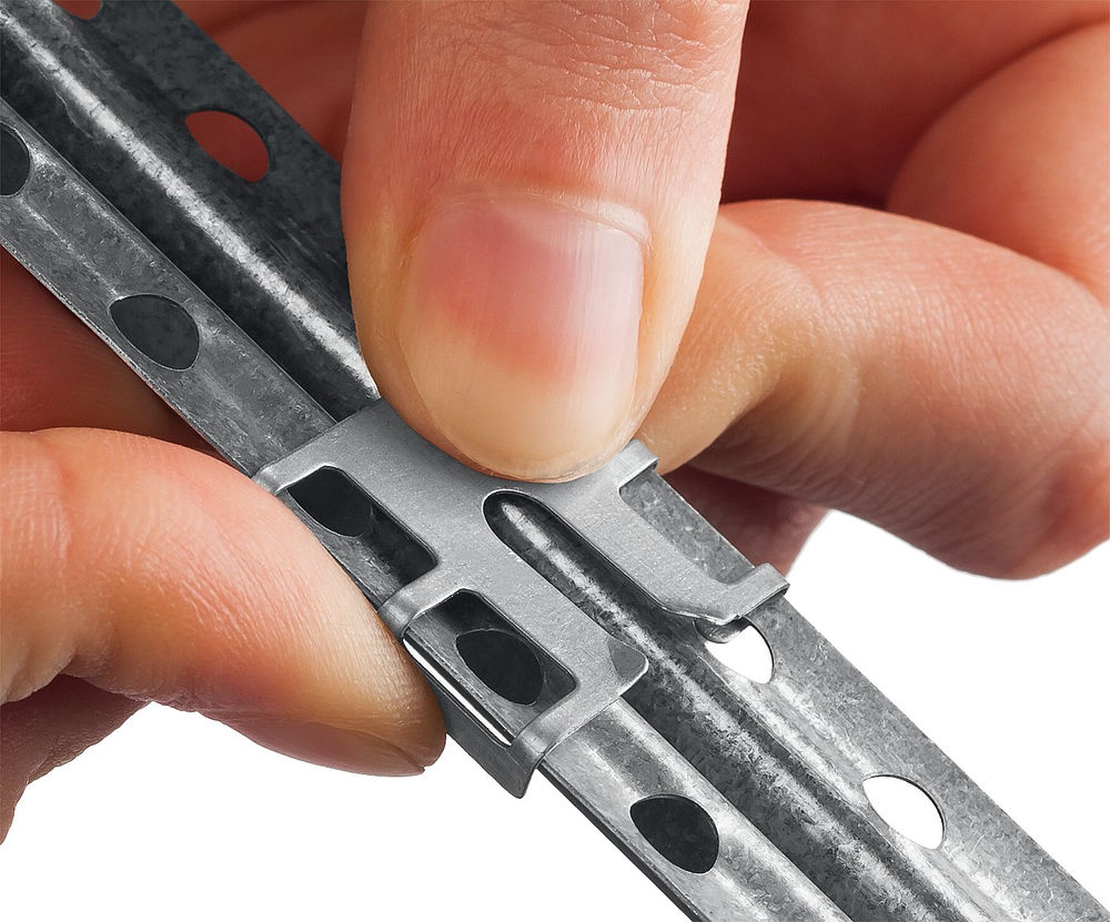 Крепление для установки маячковых профилей КРЕММЕР-100, 100 шт ЗУБР 30950-100_z01