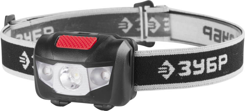 Фонарь налобный светодиодный МХ-250, 3 AAA, 80 Лм, 4 режима ЗУБР 56436