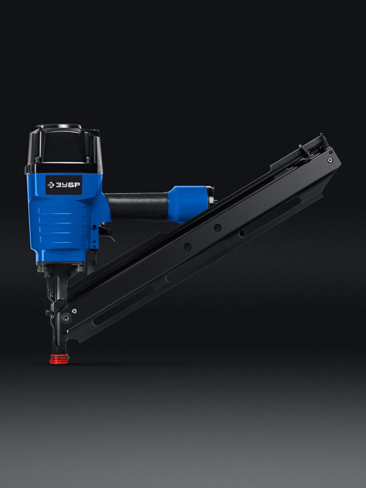 Нейлер пневматический SN34-90 для реечных гвоздей ЗУБР SN34/D34 (50-90 мм) ЗУБР Профессионал 31924