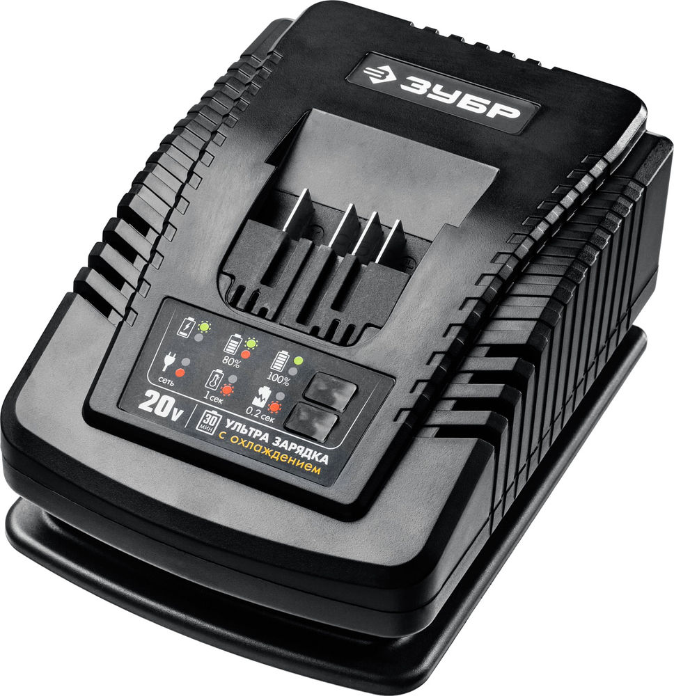 Зарядное устройство для Li-Ion АКБ 20 В 6 А T7 ЗУБР RT7-20-6