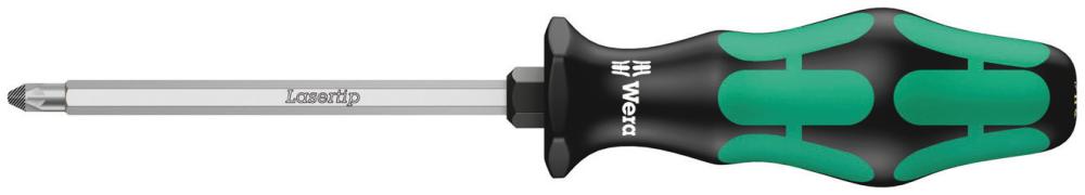 Отвёртка крестовая PZ 0 x 60 мм с шестигранным стержнем серия 355 SK PZ Wera WE-009340