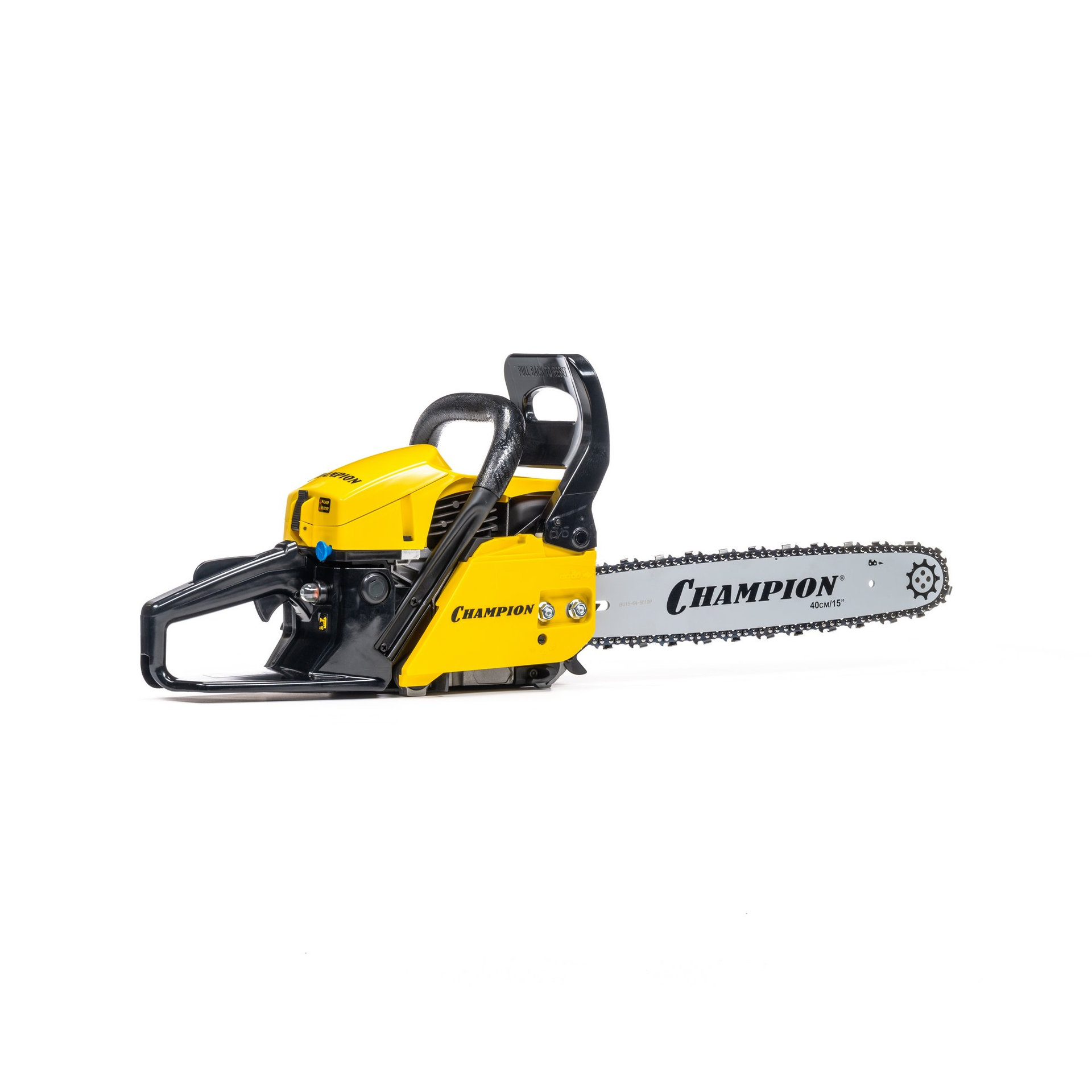 Бензопила CHAMPION 246-15-0,325-1,3-64 (1,9кВт 45,8см? легкий старт 5,4кг) 246-15