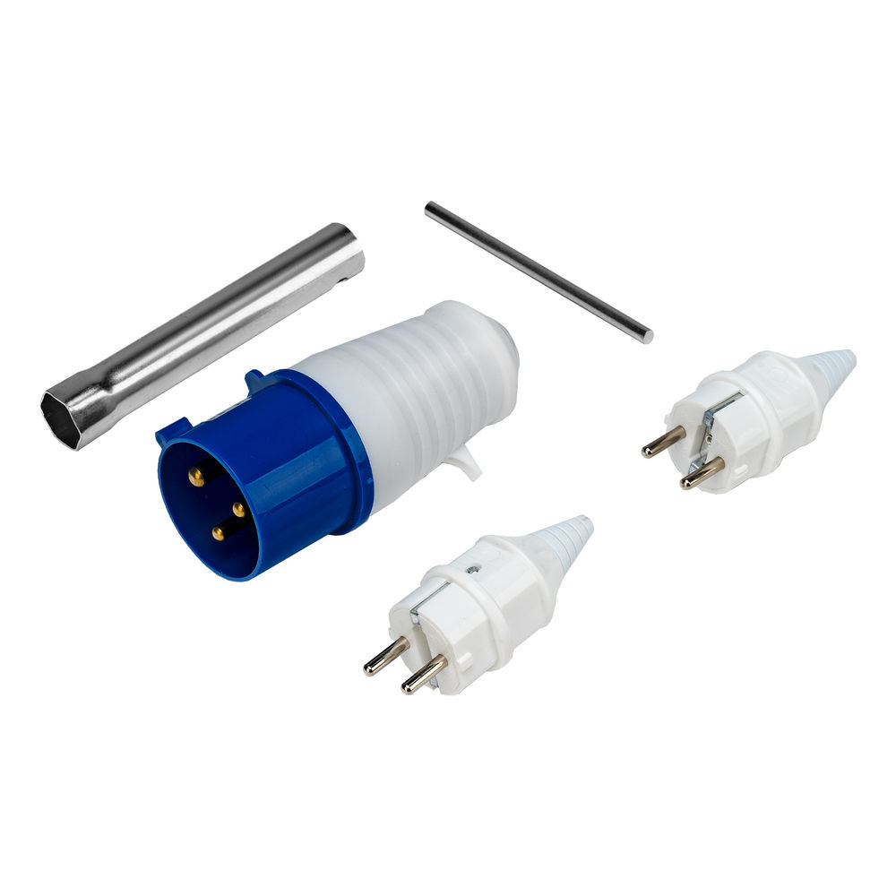 Генератор бензиновый БС-6500, 5.5 кВт, 230В, четырехтактный, 25 л, ручной стартер Сибртех (94546)