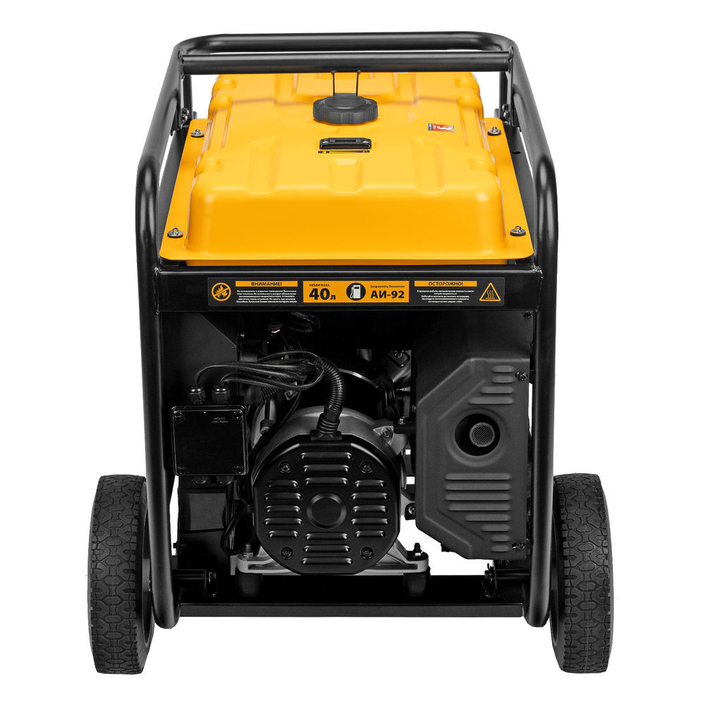 Генератор бензиновый PS-120EAD-3, 12 кВт,230/400 В, 40л, разъем ATS,перекл.режима,эл.старт Denzel (946984)