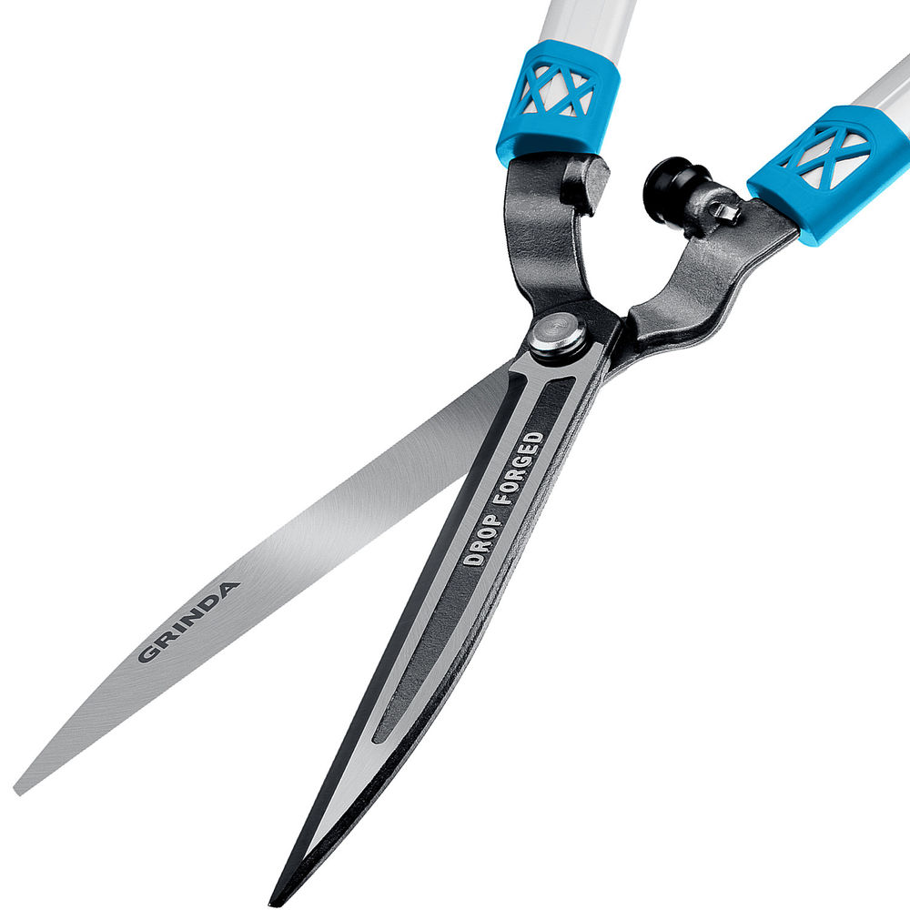 Кусторез FH-630, длина 630 мм, кованые лезвия, антикор. покрытие, алюминиевые рукоятки, накладки РР, PROLine GRINDA 423792