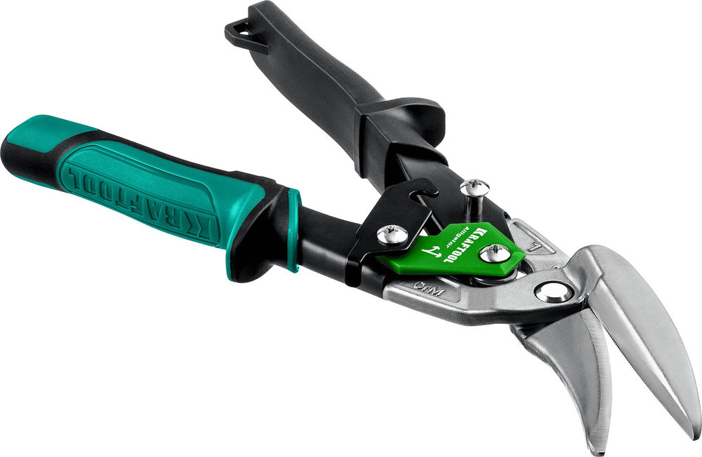 Ножницы по металлу 280 мм левые усиленные с выносом Alligator KRAFTOOL 2328-LL