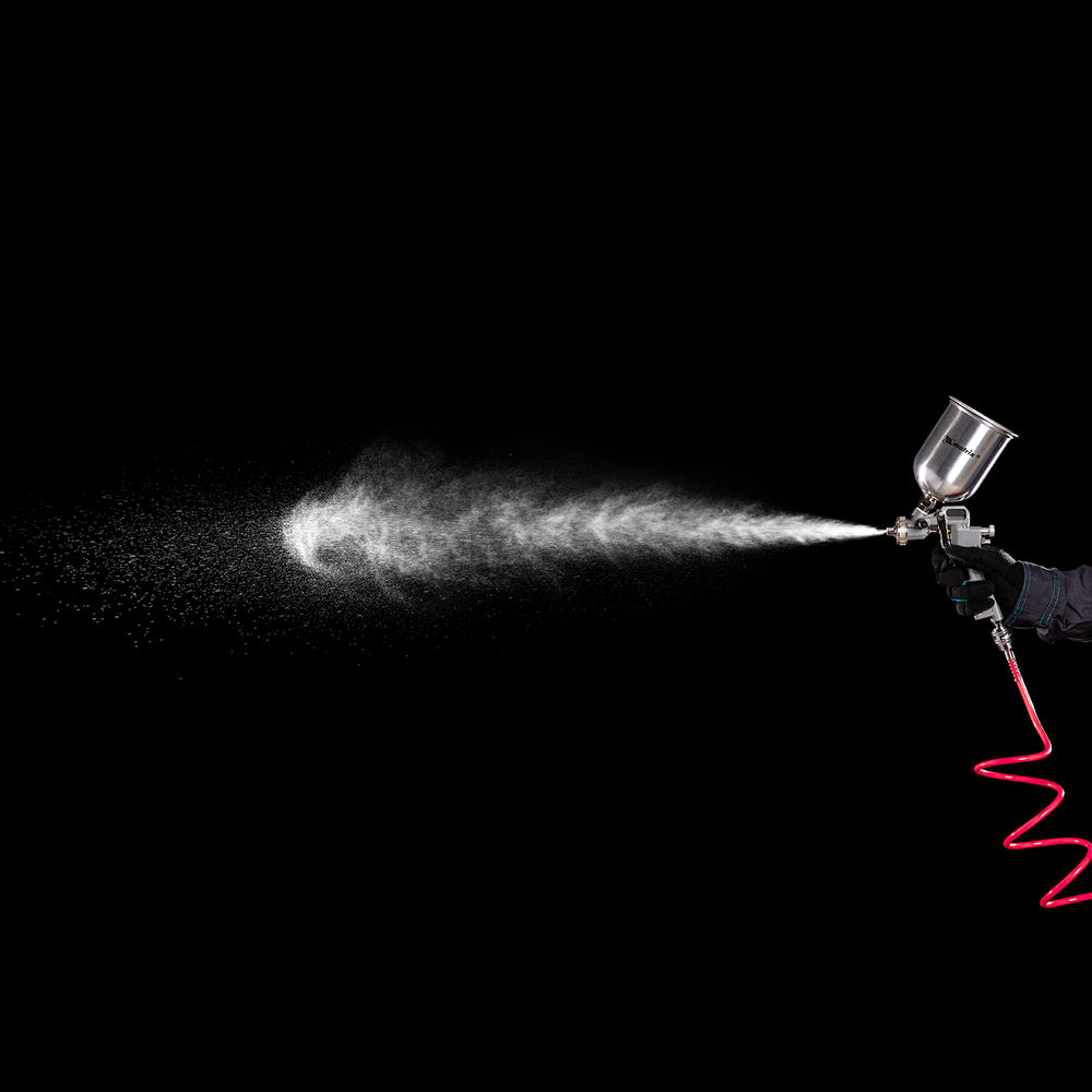 Краскораспылитель пневматический с верхним бачком V 0.6 л, сопло D 1.2, 1.5 и 1.8 мм Matrix (57314)