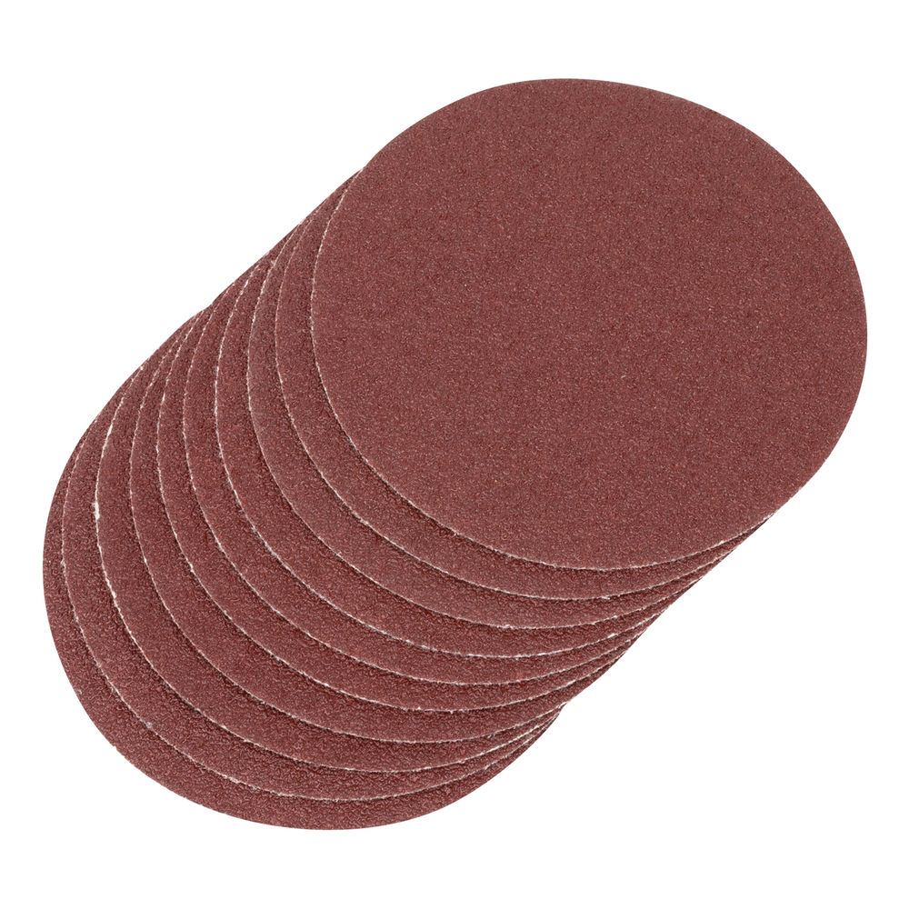 Круг абразивный на ворсовой подложке под липучку, P 40, 115 мм, 10 шт Matrix (73815)